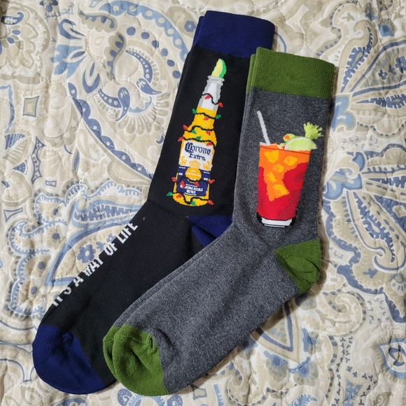 Other - Corona Christmas Bloody Mary Holiday  Socks